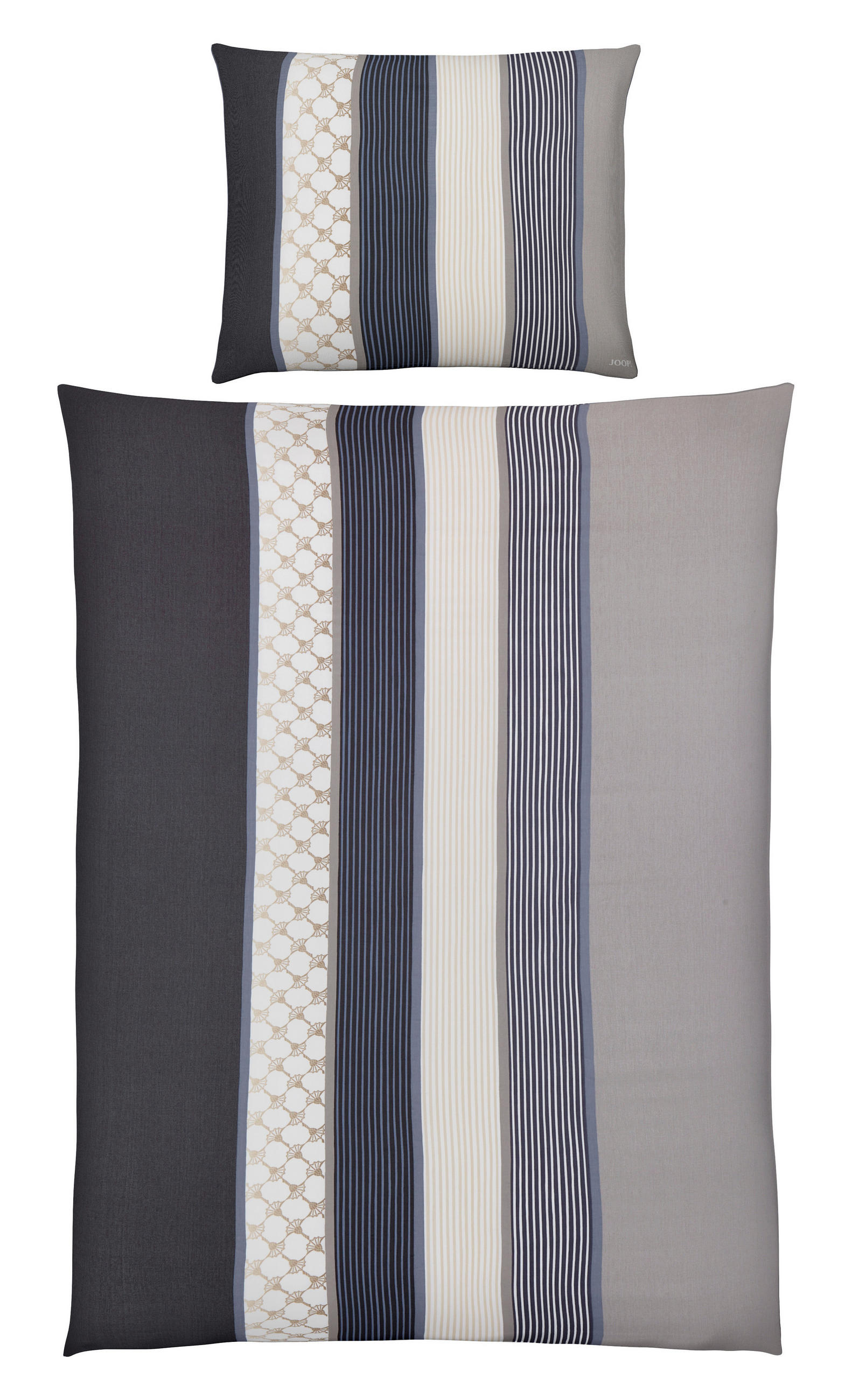ÁGYNEMŰHUZAT-GARNITÚRA 140/200 cm  - antracit, Design, textil/természetes anyagok (140/200cm) - Joop!