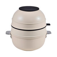 KOCHTOPFSET SHARE PLAY 10-teilig  - Beige/Schwarz, Basics, Glas/Metall (30.3/32/32.6cm) - Masterpro