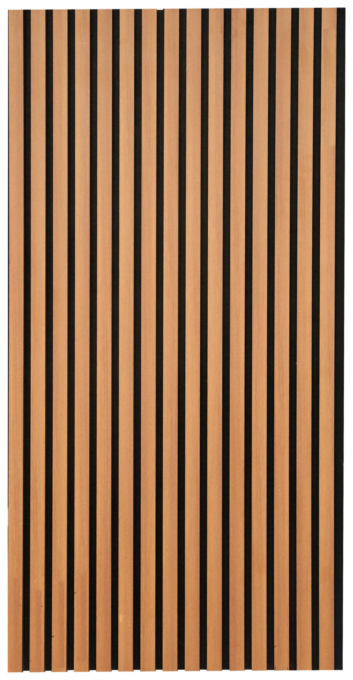 AKUSTIKPANEEL Echtholz, Nachbildung 60/120/2,1 cm 2 Stück  - Walnussfarben/Schwarz, Trend, Holz/Holzwerkstoff (60/120/2,1cm) - Boxxx