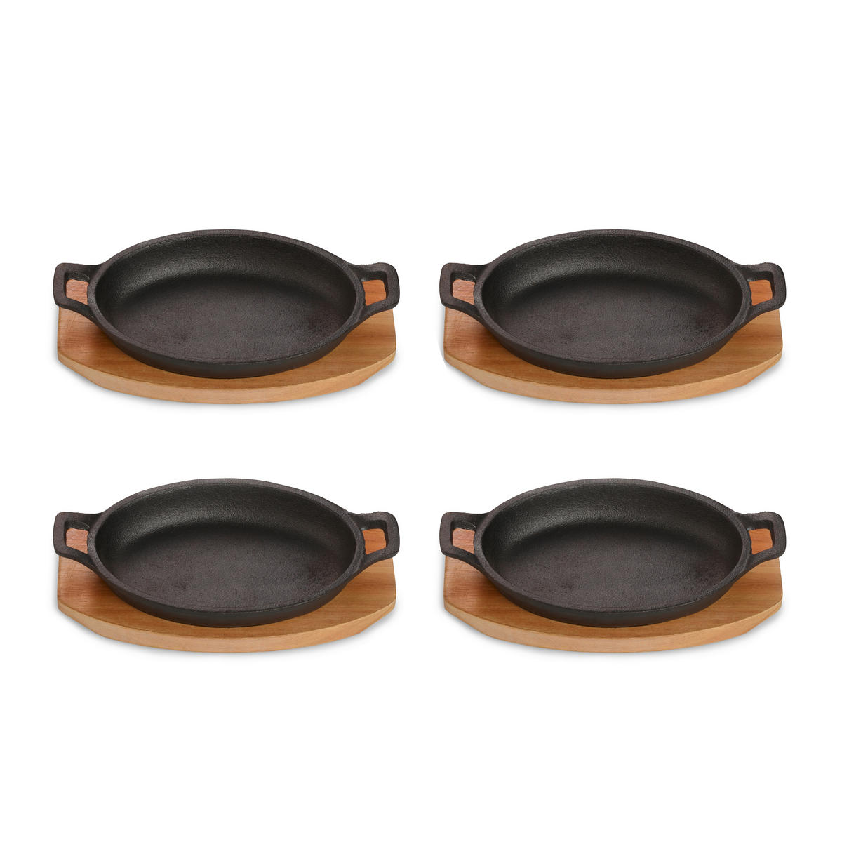 PANNSET 4 delar  - svart, Basics, metall (18/12/3cm) - Echtwerk