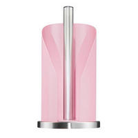 KÜCHENROLLENHALTER - Edelstahlfarben/Pink, KONVENTIONELL, Metall (15,5/30cm) - Wesco