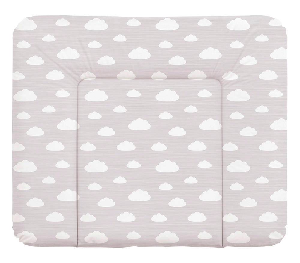 PŘEBALOVACÍ PODLOŽKA, 85/72 cm - šedá/bílá, Basics, plast (85/72cm) - My Baby Lou