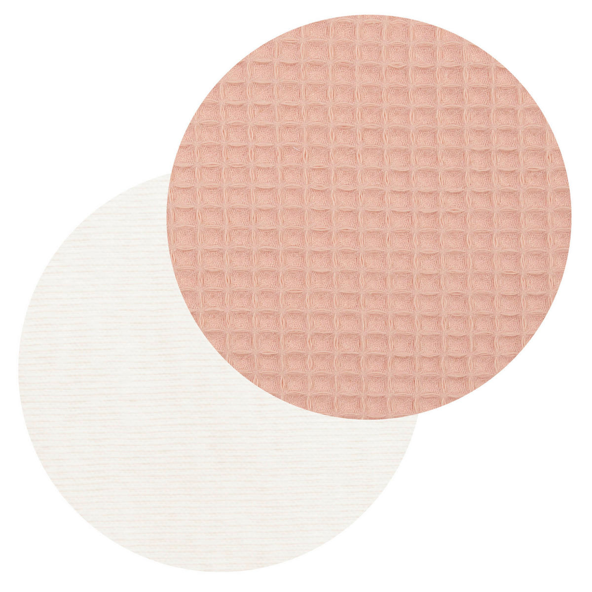 KUSCHELNEST babybay Kuschelnest Waffelpiqué  90/50/13 cm   - Hellrosa, Basics, Textil (90/50/13cm) - Babybay