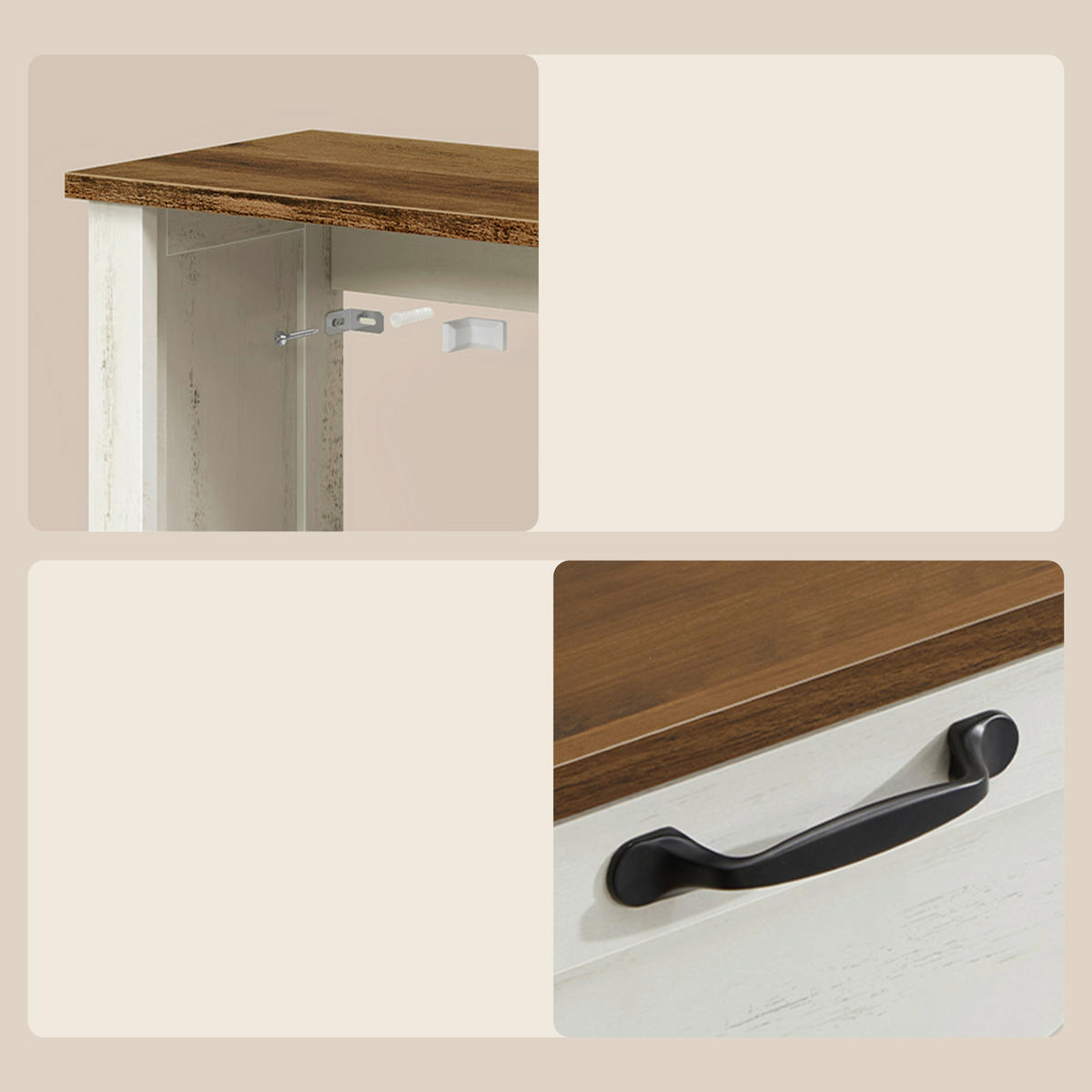 SCHUHKIPPER  in 127/86,8/24 cm  - Schwarz/Braun, Trend, Holzwerkstoff/Metall (127/86,8/24cm) - Boxxx