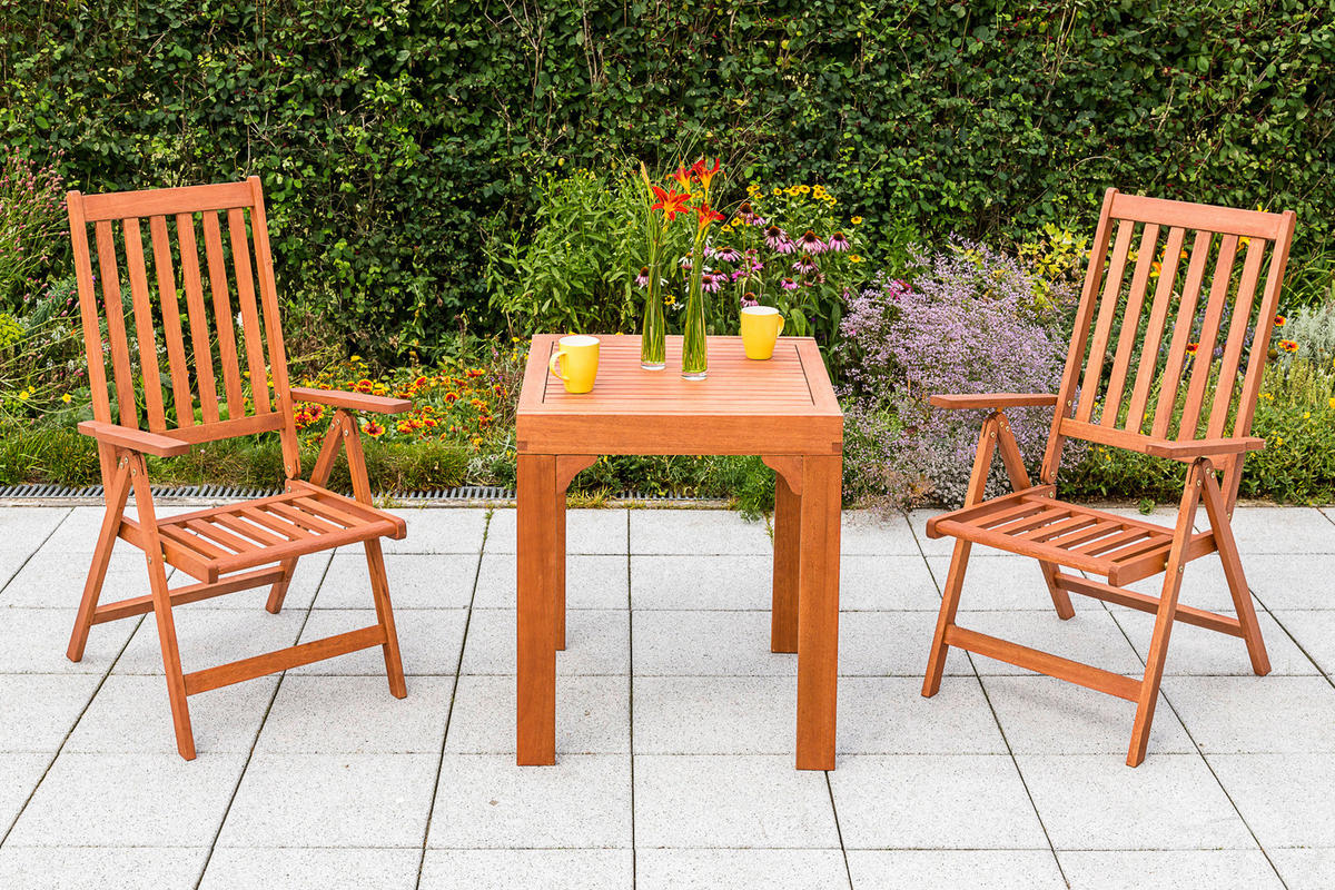 BALKONSET  - Naturfarben, MODERN, Holz - Gardenson