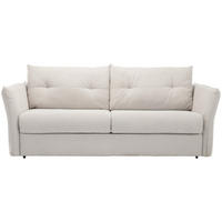 SCHLAFSOFA Webstoff Beige  - Beige/Schwarz, KONVENTIONELL, Kunststoff/Textil (220/89/104cm) - Carryhome