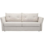 SCHLAFSOFA Webstoff Beige  - Beige/Schwarz, KONVENTIONELL, Kunststoff/Textil (220/89/104cm) - Carryhome