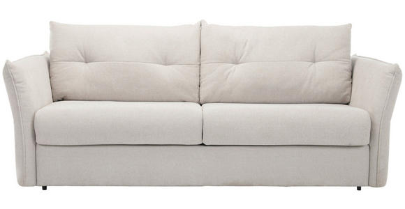 SCHLAFSOFA Webstoff Beige  - Beige/Schwarz, KONVENTIONELL, Kunststoff/Textil (220/89/104cm) - Carryhome