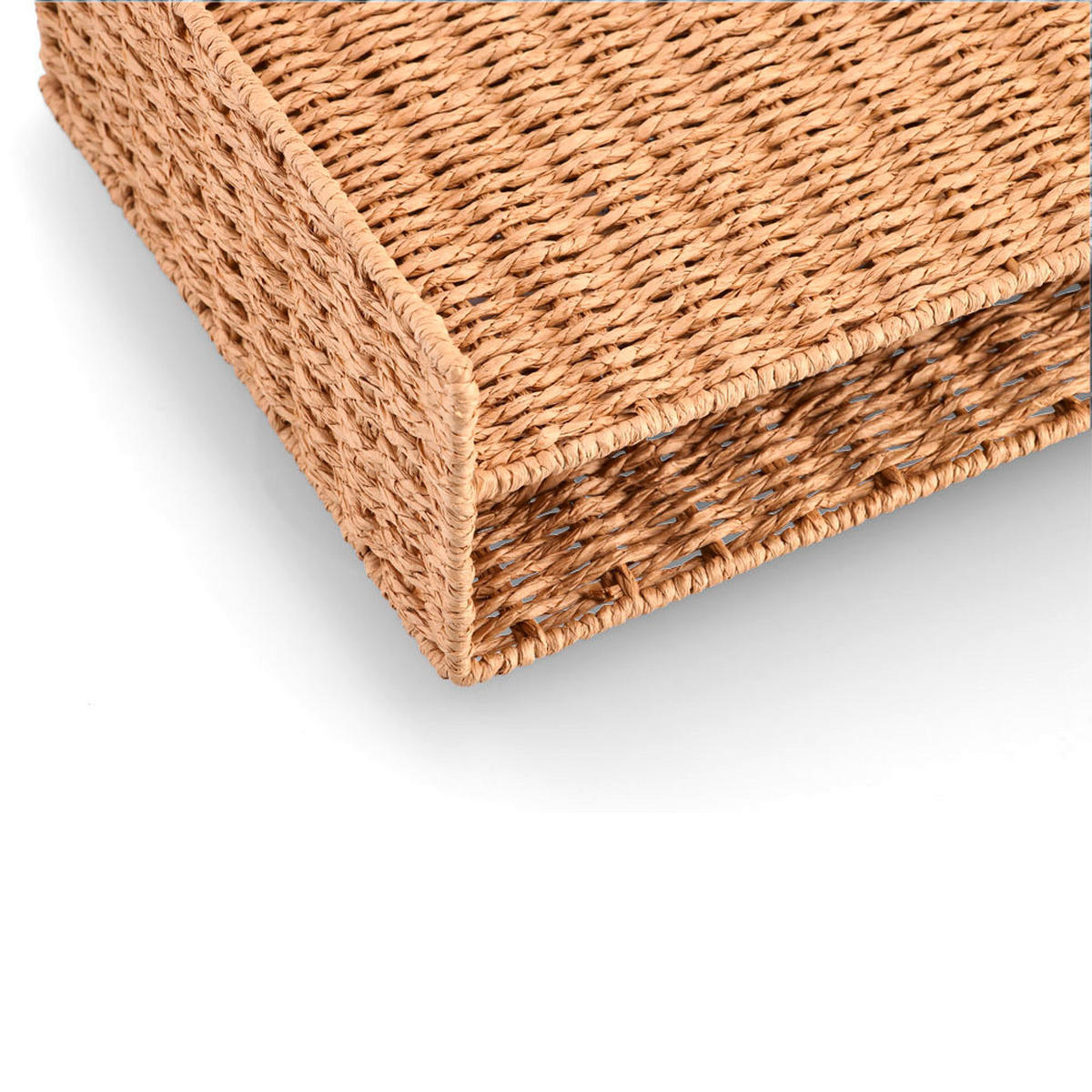 BRIEFABLAGE Metall, Papier Naturfarben  - Naturfarben, Basics, Papier/Metall (32/24/11,5cm) - Zeller Present