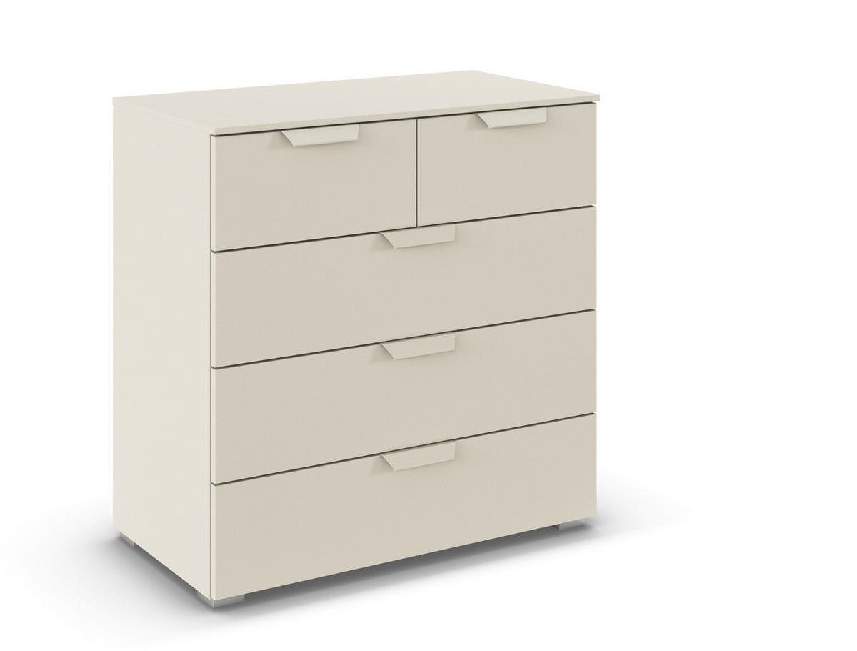 KOMMODE  in  - Champagner, Design, Holzwerkstoff/Metall (80/81cm) - Carryhome