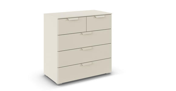 KOMMODE  in 80/81/42 cm  - Champagner, Design, Holzwerkstoff/Metall (80/81/42cm) - Xora