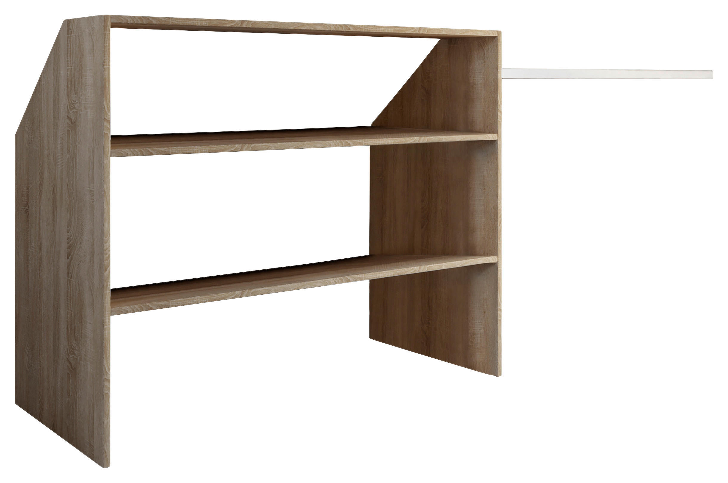 DACHSCHRÄGENREGAL 90/100/50 cm,  in Sonoma Eiche  - Sonoma Eiche, MODERN, Holzwerkstoff (90/100/50cm) - Livetastic