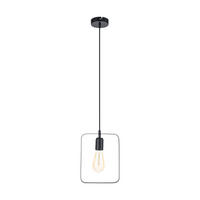 HÄNGELEUCHTE 20/9,5/110 cm   - Schwarz, Design, Metall (20/9,5/110cm) - Eglo