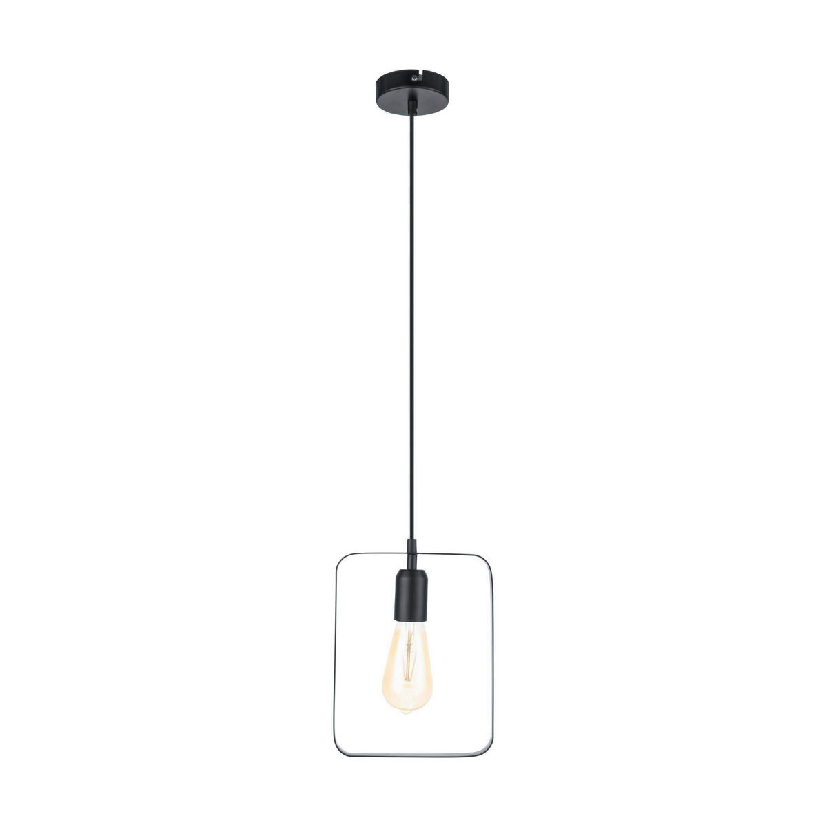 HÄNGELEUCHTE 20/9,5/110 cm   - Schwarz, Design, Metall (20/9,5/110cm) - Eglo