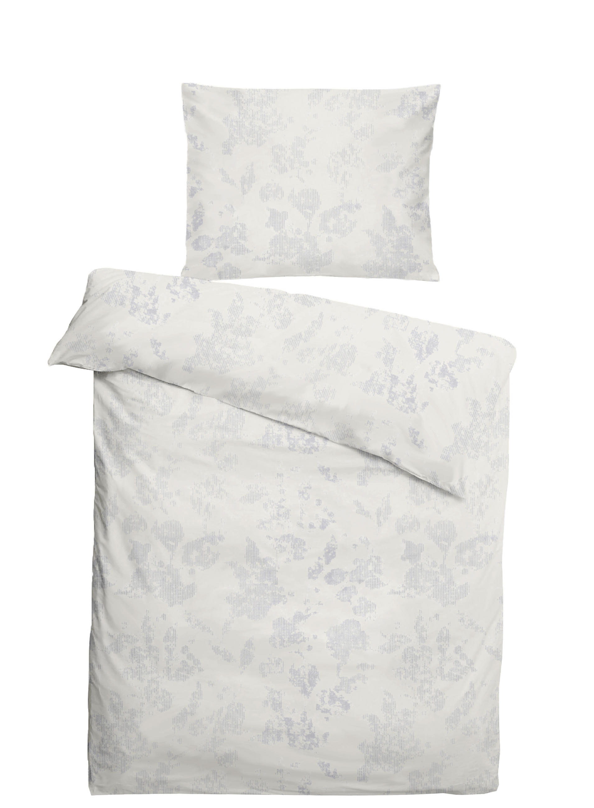 BETTWÄSCHESET RALPH BAUER 2026 Jacquard, Damast 160/210 cm  65 cm/100 cm  - Weiss, Design, Textil (160/210cm) - Ralph Bauer