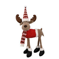 DEKORENTIER  - Rot/Schwarz, LIFESTYLE, Holz/Kunststoff (27/13/65cm) - X-Mas