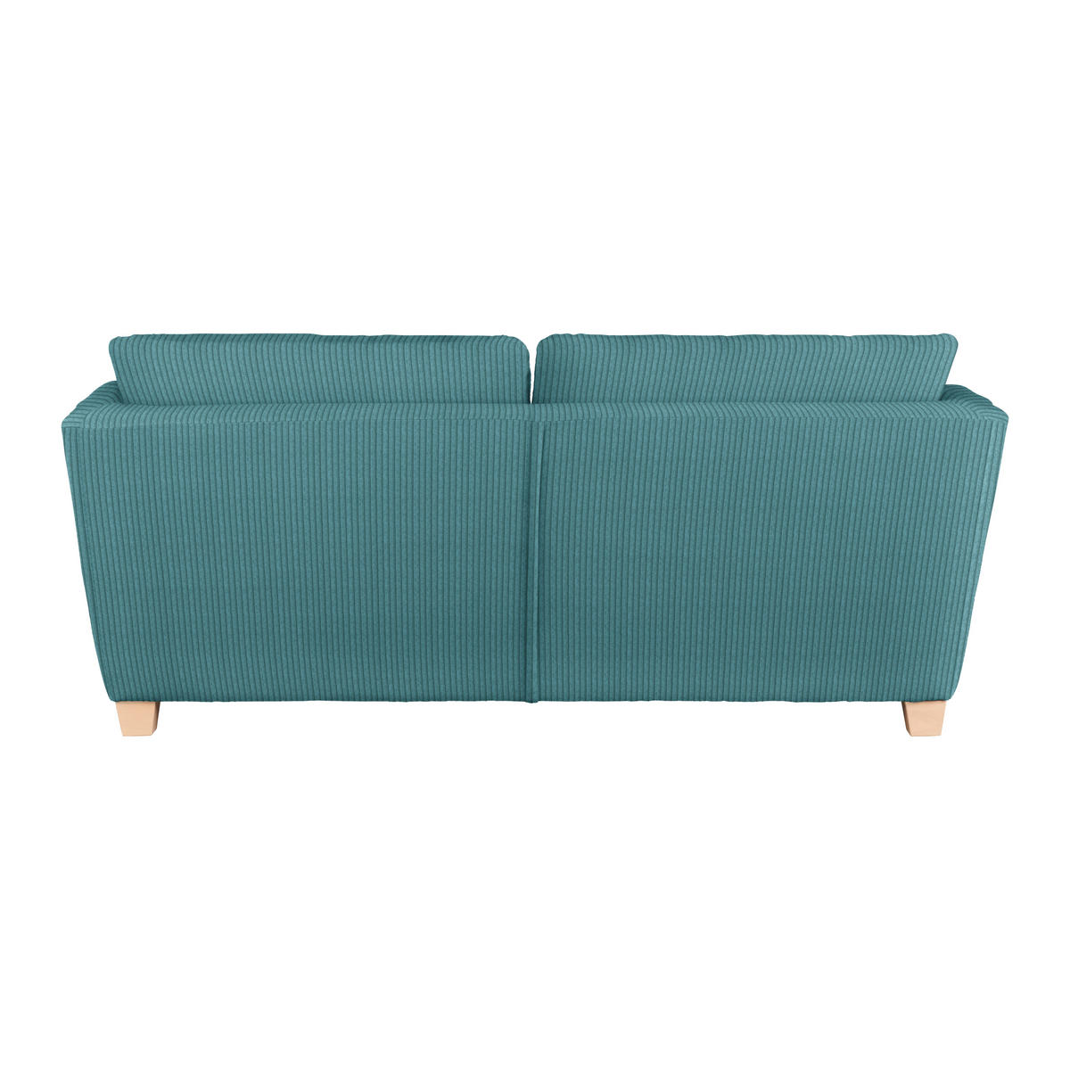 3-SITS SOFFA i manchester petrol  - petrol/naturfärgad, trä/textil (216/70-85/95cm) - MID.YOU