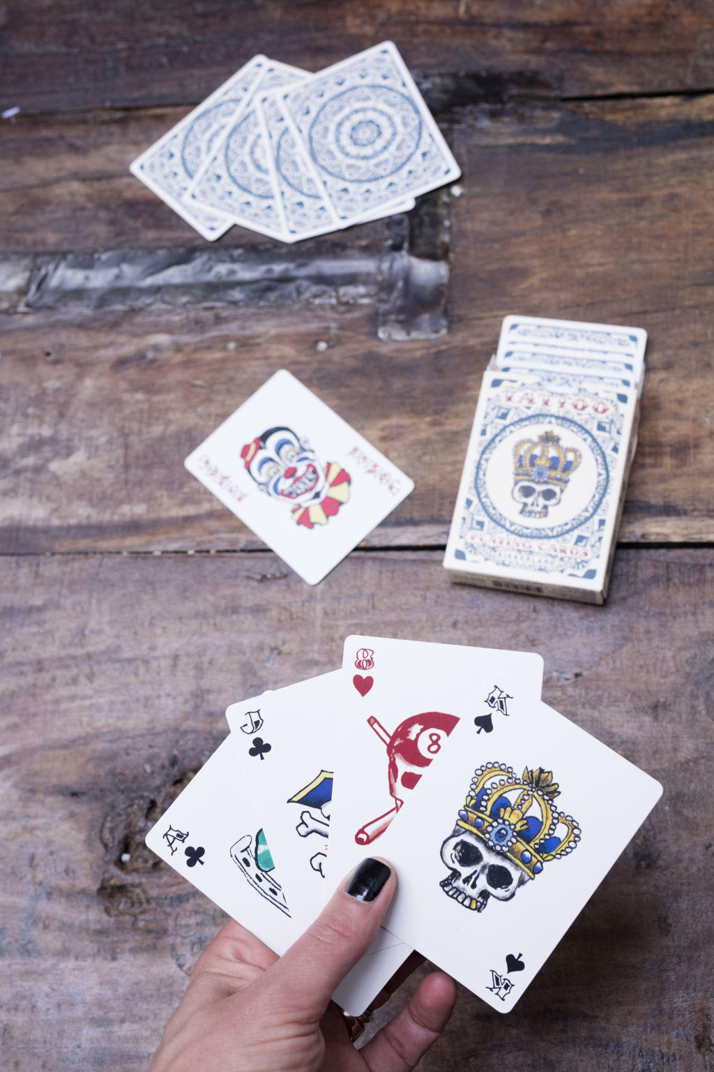 SET KARTIC - večbarvno, Basics, papir (9,1/1,8/6,6cm) - Kikkerland