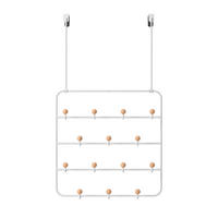 WANDGARDEROBE  in Weiß  - Weiß, Basics, Metall (36/60/9cm) - Umbra