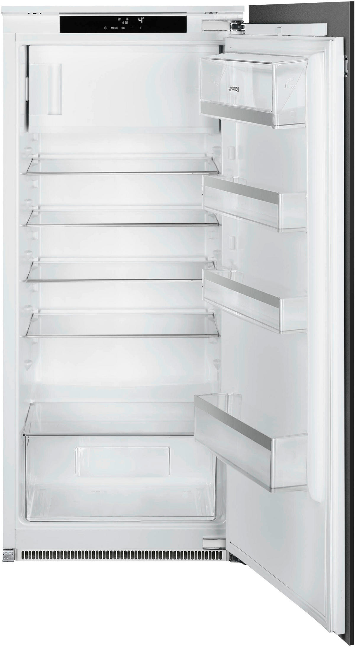 KÜHLSCHRANK 55,6/122,4/54,9 cm S8C124DE1  - Weiß, Basics, Metall (55,6/122,4/54,9cm) - SMEG