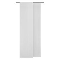 PANEL ZAVESA bela - bela, Konvencionalno, tekstil (60/245cm) - Venda