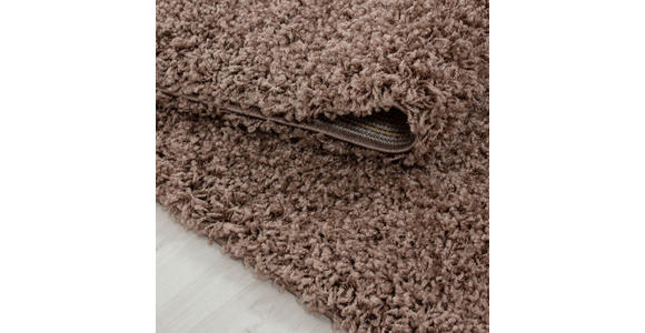 HOCHFLORTEPPICH 80/150 cm Life 1500 Hellbraun  - Hellbraun, KONVENTIONELL, Textil (80/150cm) - Novel