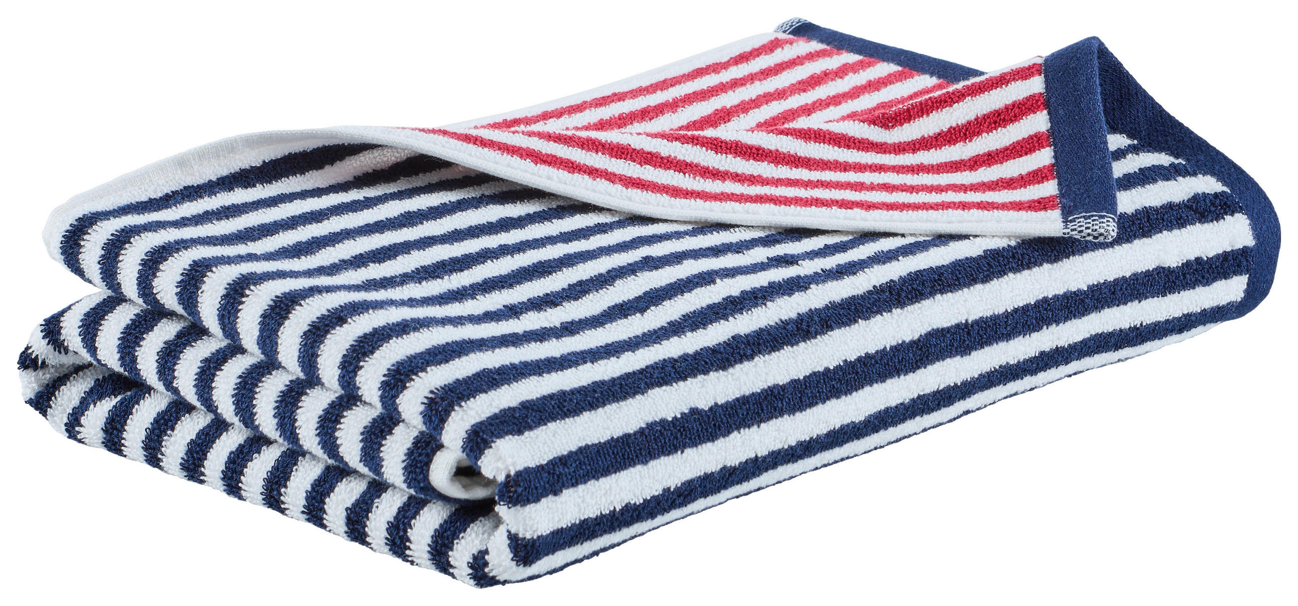 OSUŠKA NA PLÁŽ, 90/180 cm, modrá, červená - modrá/červená, textil (90/180cm) - Esposa