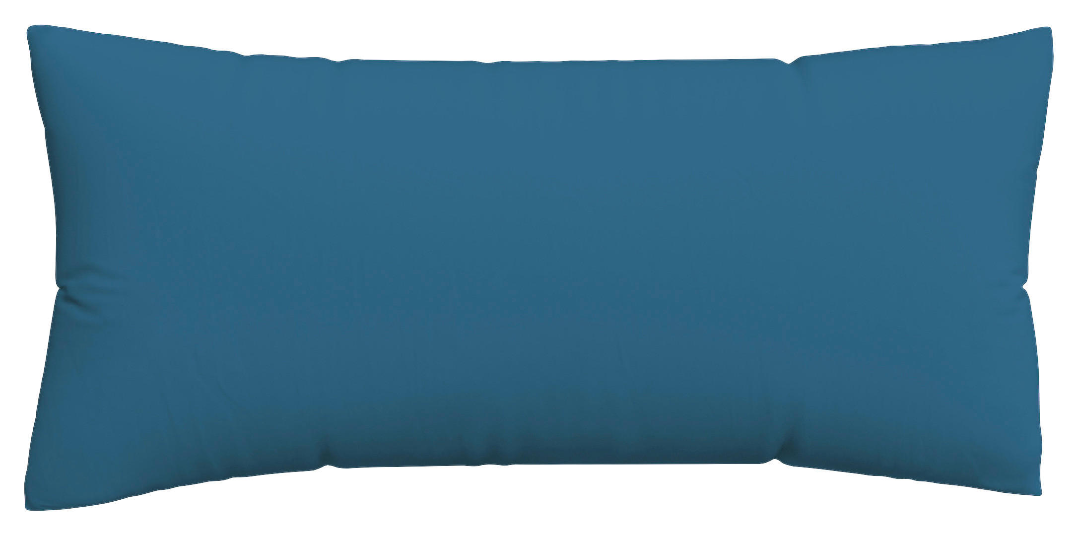 KOPFKISSENBEZUG WOVEN SATIN 40/80 cm  - Blau, Basics, Textil (40/80cm) - Schlafgut
