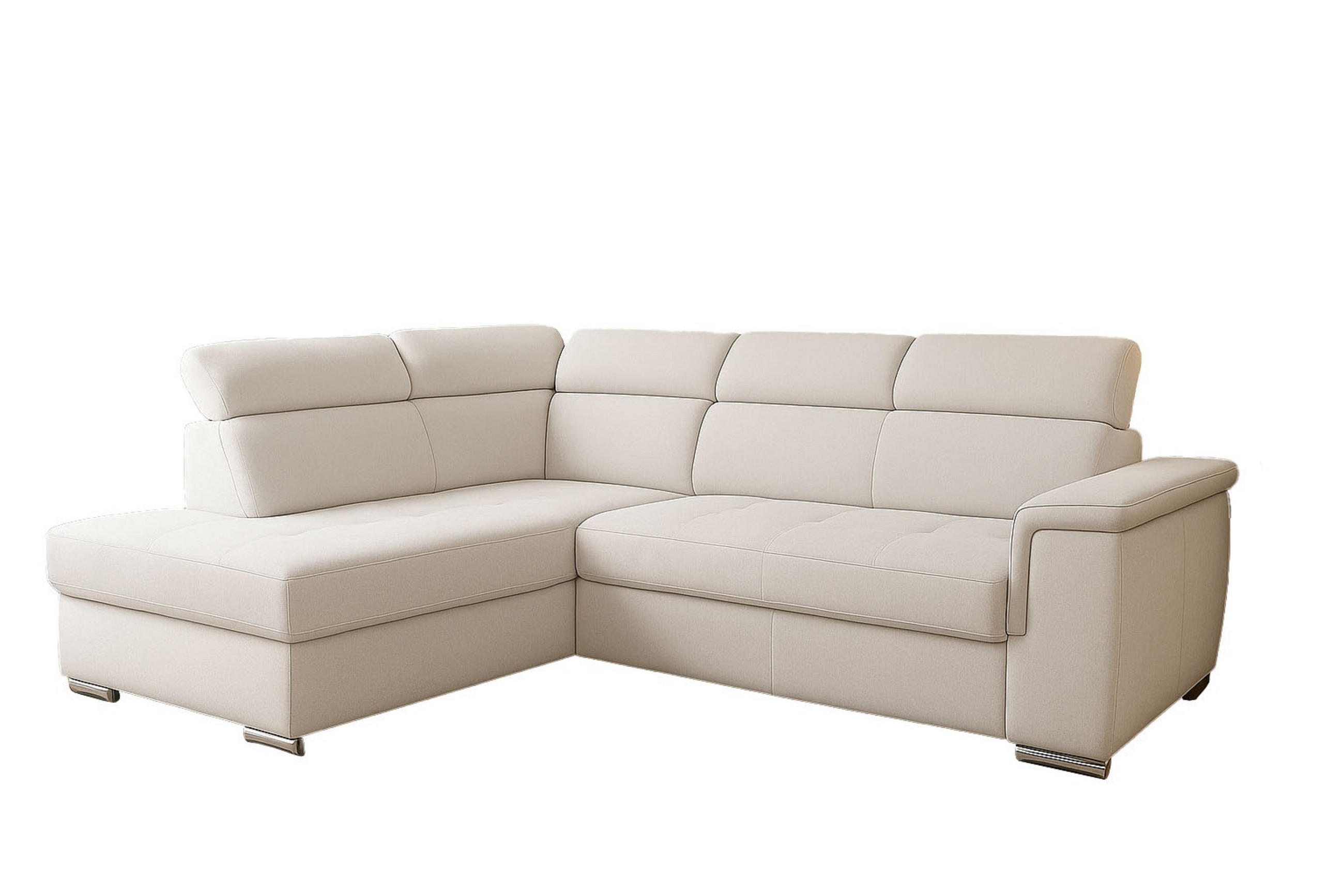 SAROKKANAPÉ textil bézs  - bézs, Basics, textil (203/260cm) - Carryhome