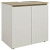 WASCHBECKENUNTERSCHRANK 60/60/38 cm  - Kaschmir/Eichefarben, Design, Holzwerkstoff/Kunststoff (60/60/38cm) - home24