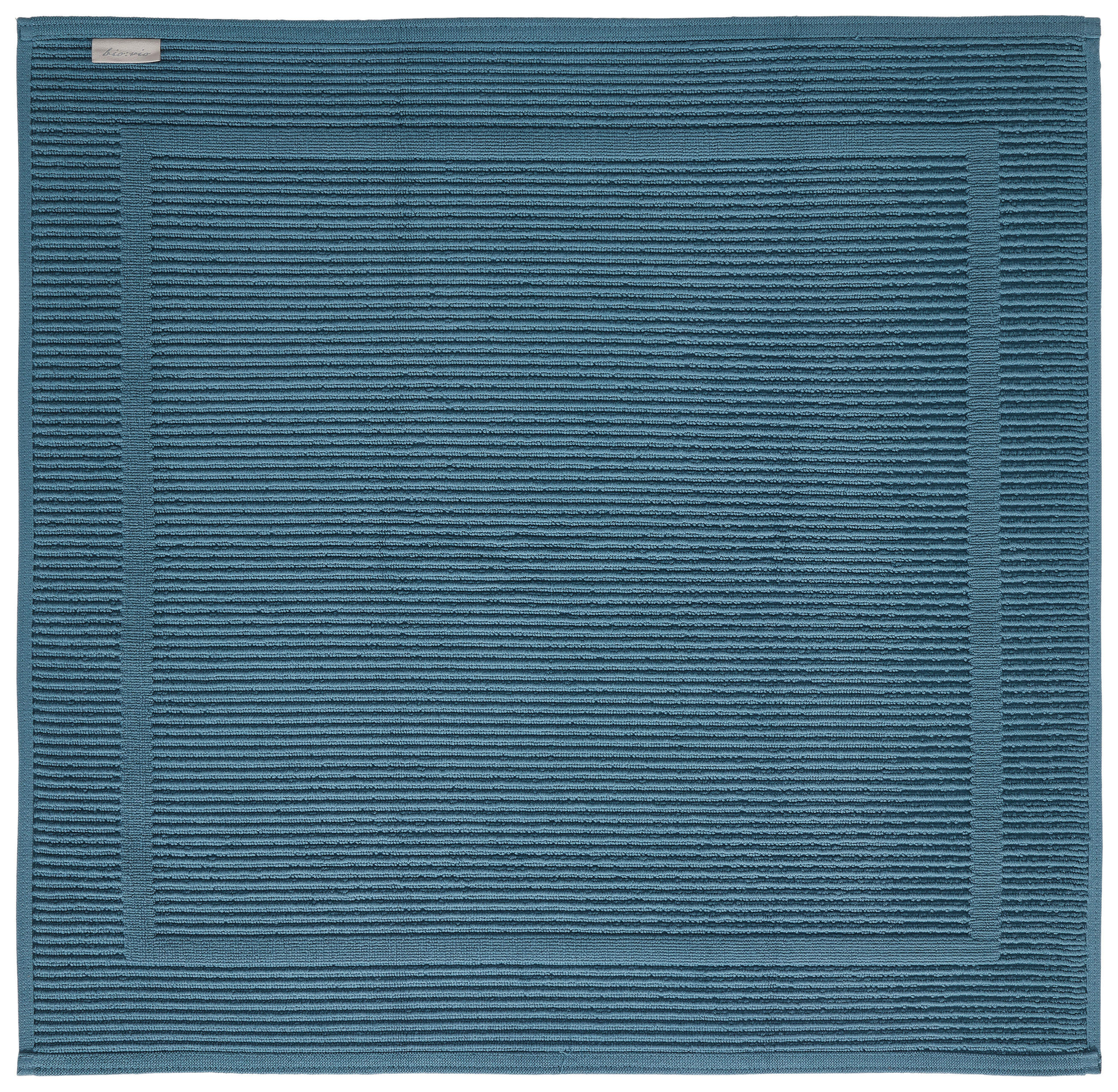 BADEMATTE  50/60 cm  Petrol   - Petrol, Basics, Textil (50/60cm) - Bio:Vio