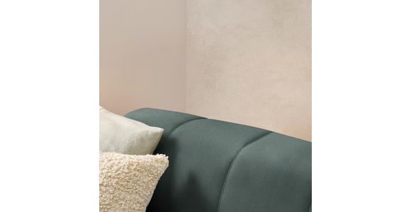 ECKSOFA in Chenille Waldgrün  311/167 cm  - Waldgrün/Schwarz, Design, Textil/Metall (311/167cm) - Xora