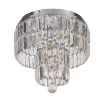 TAKLAMPA FÖR BADRUM Empire 34/33 cm  - kromfärg, Design, metall/glas (34/33cm)