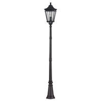 WEGELEUCHTE Cotsln 30.5/257 cm  - Schwarz, KONVENTIONELL, Glas/Metall (30.5/257cm) - Elstead Lighting