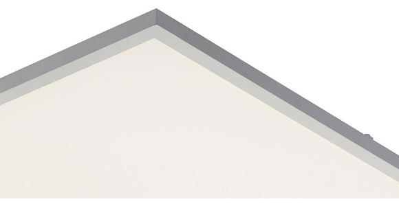 Led Deckenleuchte Severin 30x30 cm Weiß - Silberfarben/Weiß, MODERN, Metall (30/30cm) - Luca Bessoni