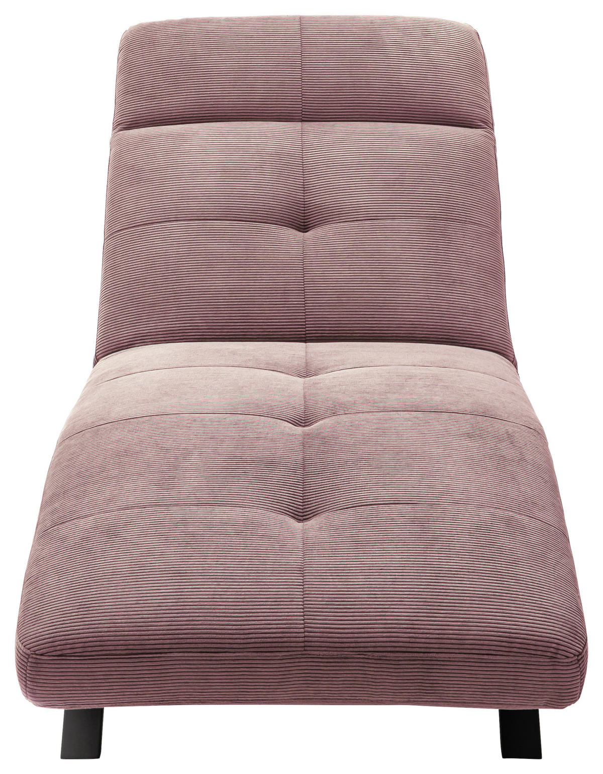 RELAXLIEGE Cord Altrosa  - Schwarz/Altrosa, Design, Textil/Metall (80/54-113/158-198cm) - Pure Home Lifestyle