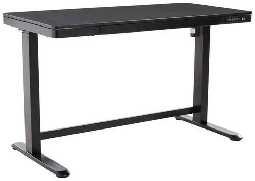 PÍSACÍ STÔL, čierna, 120/60/72 cm - čierna, Modern, kov/kompozitné drevo (120/60/72cm) - Livetastic
