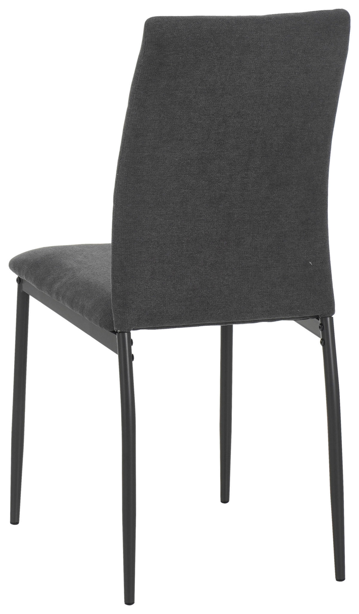 STUHL Mikrofaser Grau, Dunkelgrau  - Dunkelgrau/Grau, KONVENTIONELL, Textil/Metall (43/93/54cm) - MID.YOU
