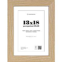 BILDERRAHMEN in Eichefarben  - Eichefarben, Basics, Holzwerkstoff (16,2/21,2/2,7cm)