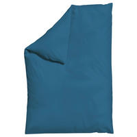 BETTDECKENBEZUG -teilig KNITTED JERSEY Jersey 135-140/200 cm  - Blau, Basics, Textil (135-140/200cm) - Schlafgut