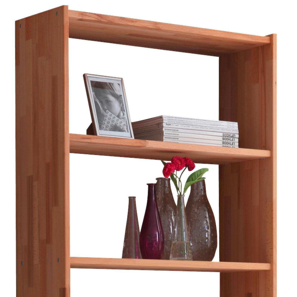 REGAL  80/214/31 cm Buchefarben  - Buchefarben, Basics, Holz (80/214/31cm) - MID.YOU