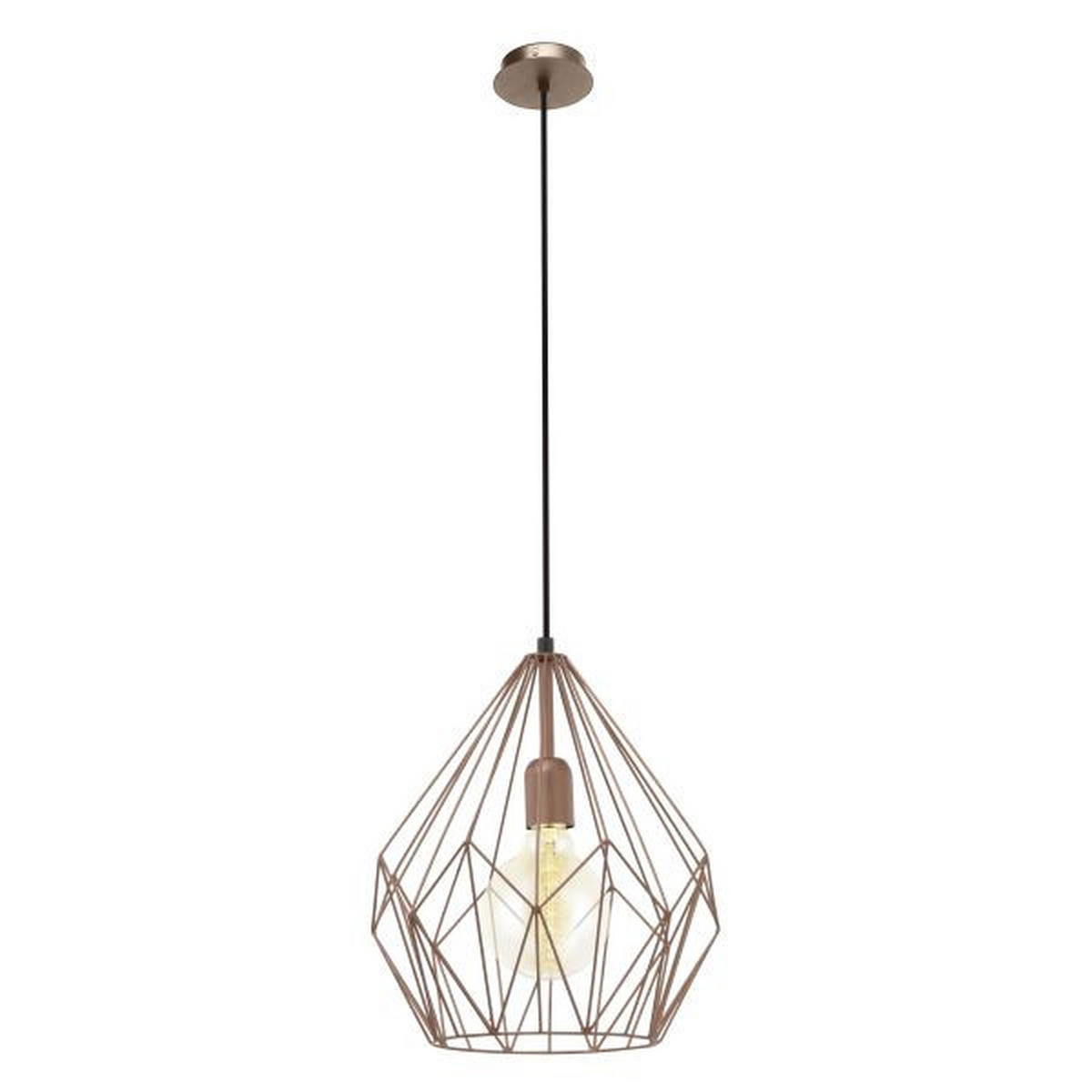 LAMPĂ SUSPENDATĂ 31/110 cm  - arămiu, Lifestyle, metal (31/110cm)