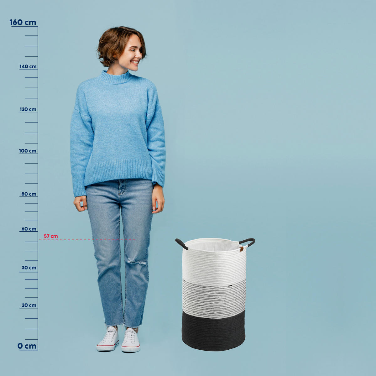 WC-BÜRSTENGARNITUR in    - Beige, Basics, Keramik (10/45cm) - Kela