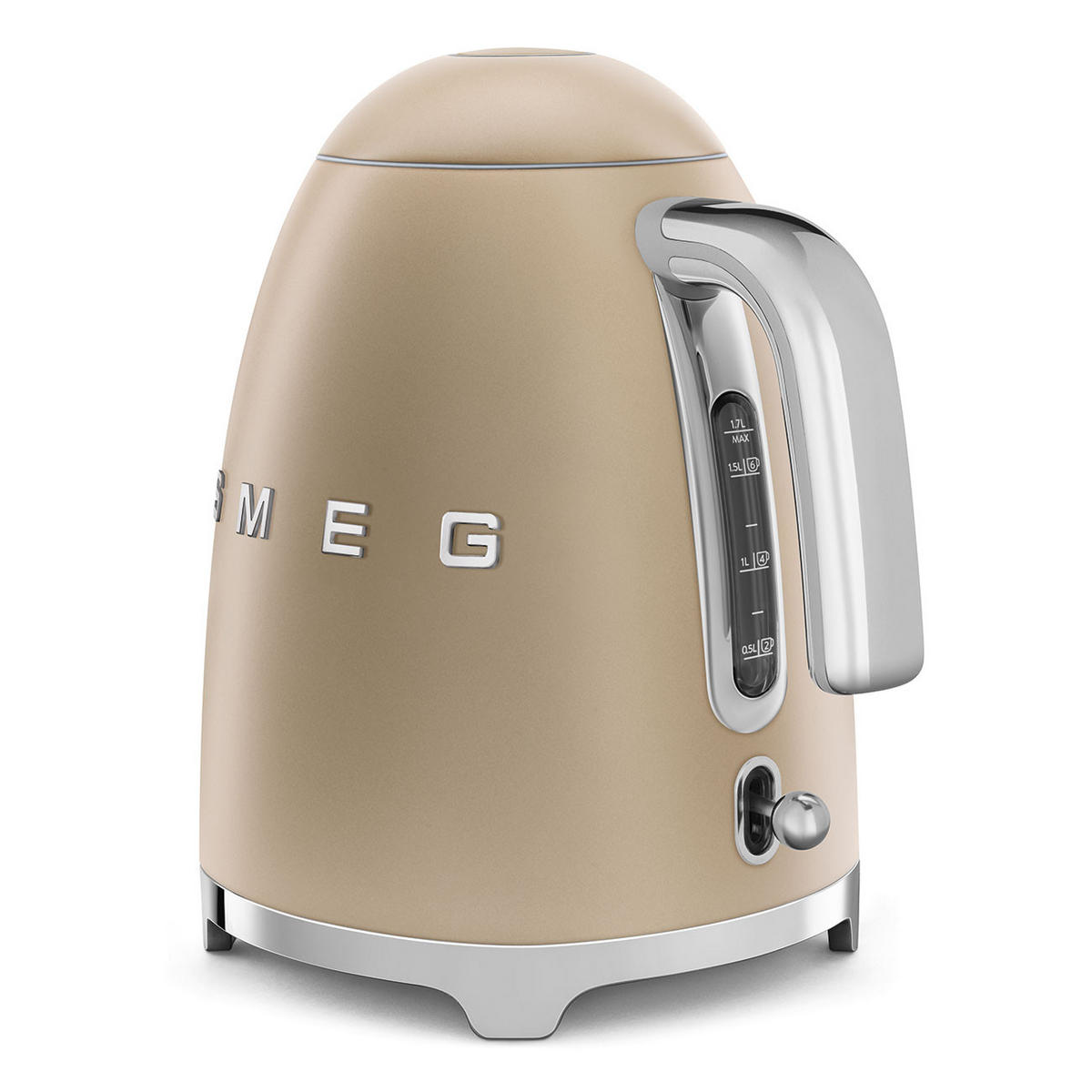 WASSERKOCHER 1.7 l  - Goldfarben, Basics, Metall (22,6/24,8/17,1cm) - SMEG
