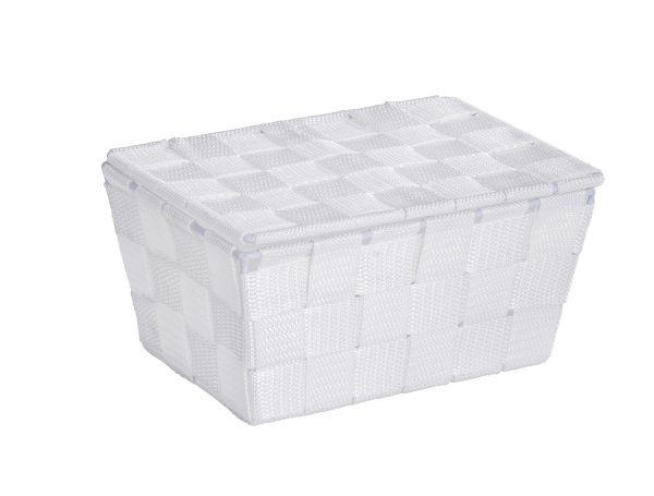 KOŠÍK biela - biela, Basics, plast (19/10/14cm)