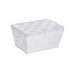 KOŠÍK biela - biela, Basics, plast (19/10/14cm)