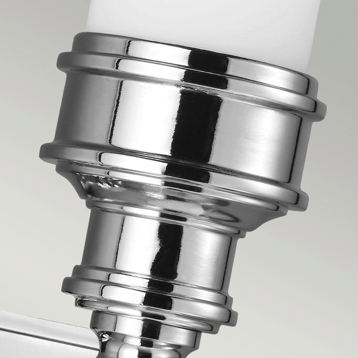 BADEZIMMER-WANDLEUCHTE - Chromfarben, Konventionell, Glas/Metall (12.7/36.2/12.1cm) - Elstead Lighting