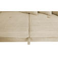 ECKSOFA inkl. Funktionen Creme Cord  - Silberfarben/Creme, Design, Textil/Metall (226/257cm) - Xora