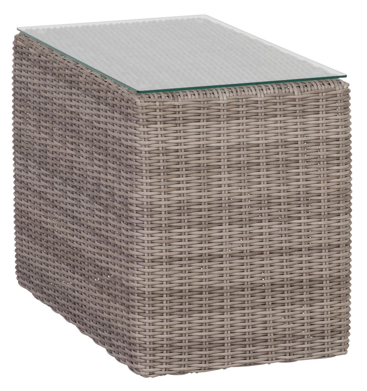 LOUNGEGARNITUR   93/65/71 cm Stahl  - Grau, Basics, Glas/Textil (93/65/71cm) - Gardenson