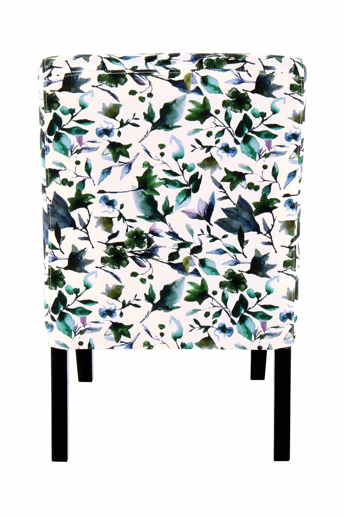 STUHL Flachgewebe Grün, Blau, Creme, Lila  - Blau/Lila, Design, Holz/Textil (55/92/77cm) - Kayoom
